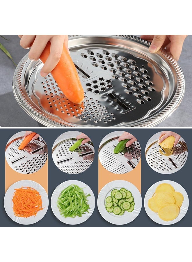 كيتشينو حوض مبشرة ستانلس ستيل متعدد الوظائف 3 في 1، مصفاة ومصفاة وسلة تصريف ووعاء لصنع السلطة... 1 - Image 5